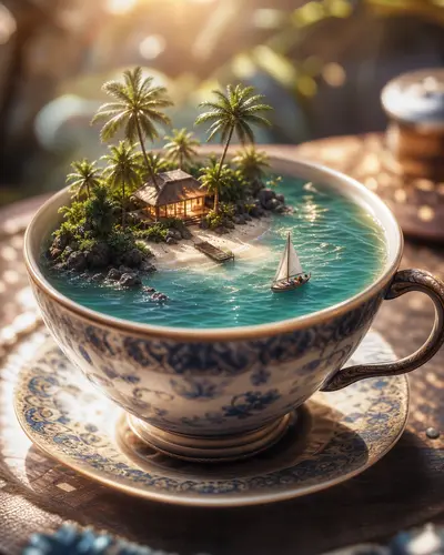 茶杯里的海岛