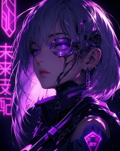 赛博霓虹 · 动漫头像